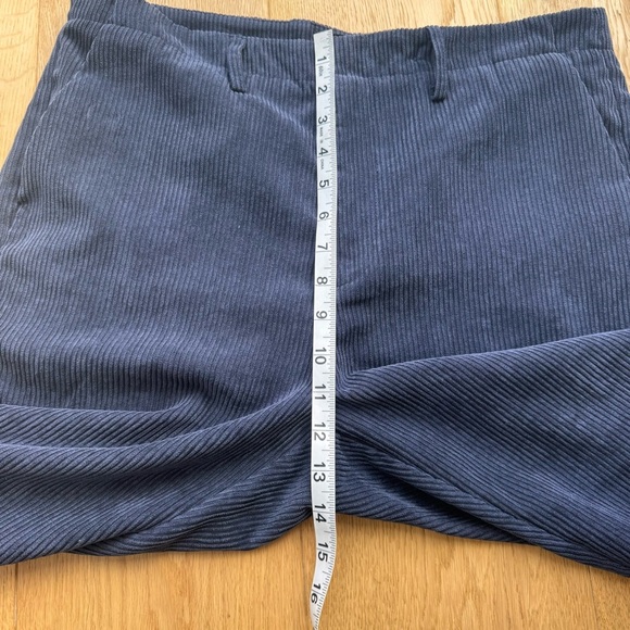 OAK + FORT STRAIGHT LEG BLUE CORDUROY PANTS - 31 - Picture 11 of 15